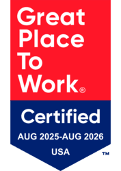 Great Place to Work Certified AUG 2025 - AUG 2026 USA